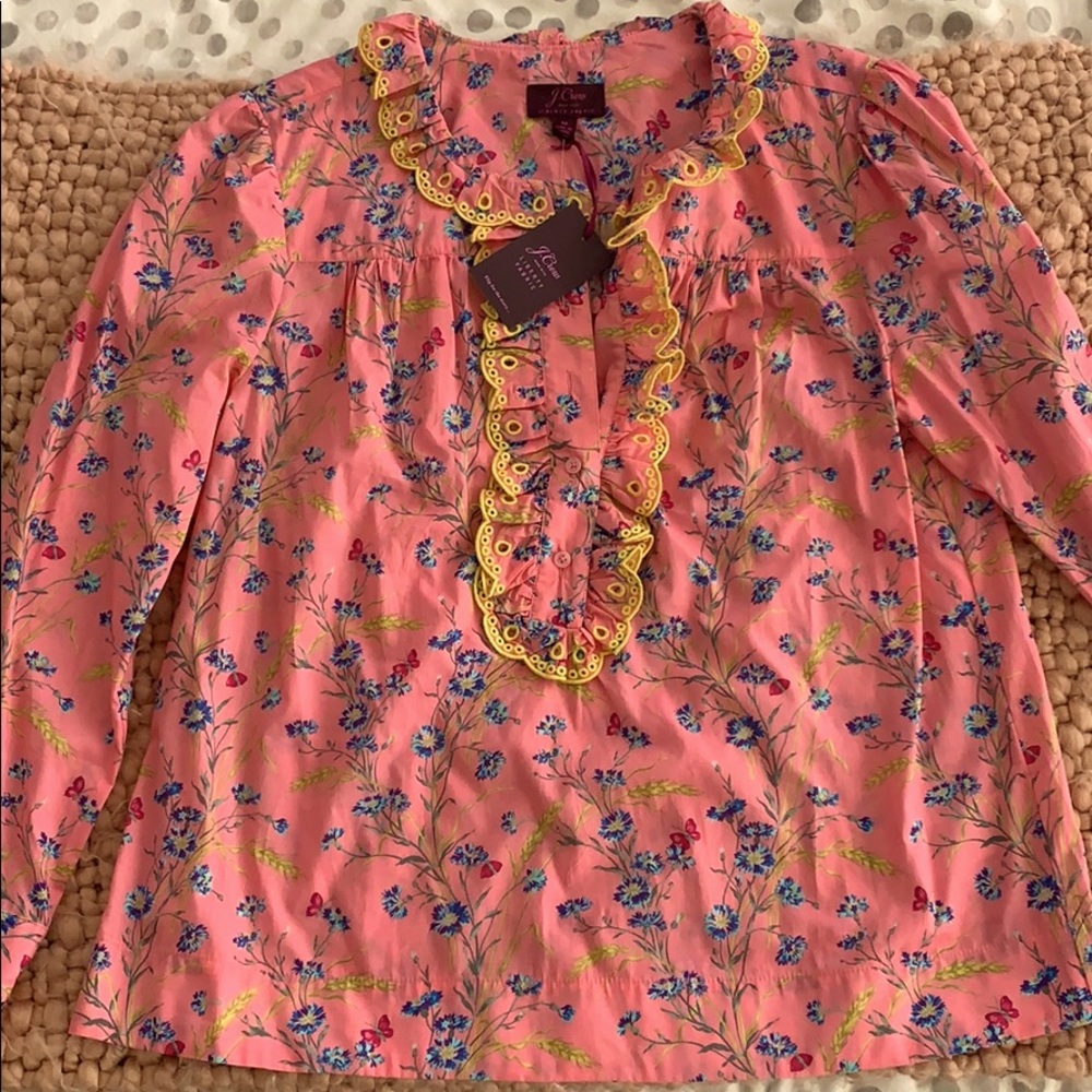 J. Crew Pink Top